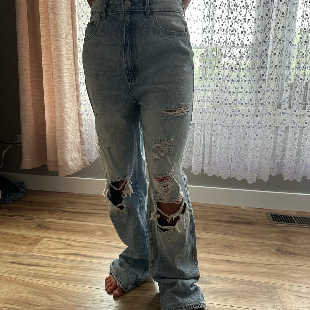PacSun Blue 90’s boyfriend Wide Leg Jeans